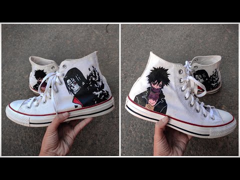 Buy Custom Design Manga Anime Converse Shoes Anime Vans Shoes Online in  India  Etsy