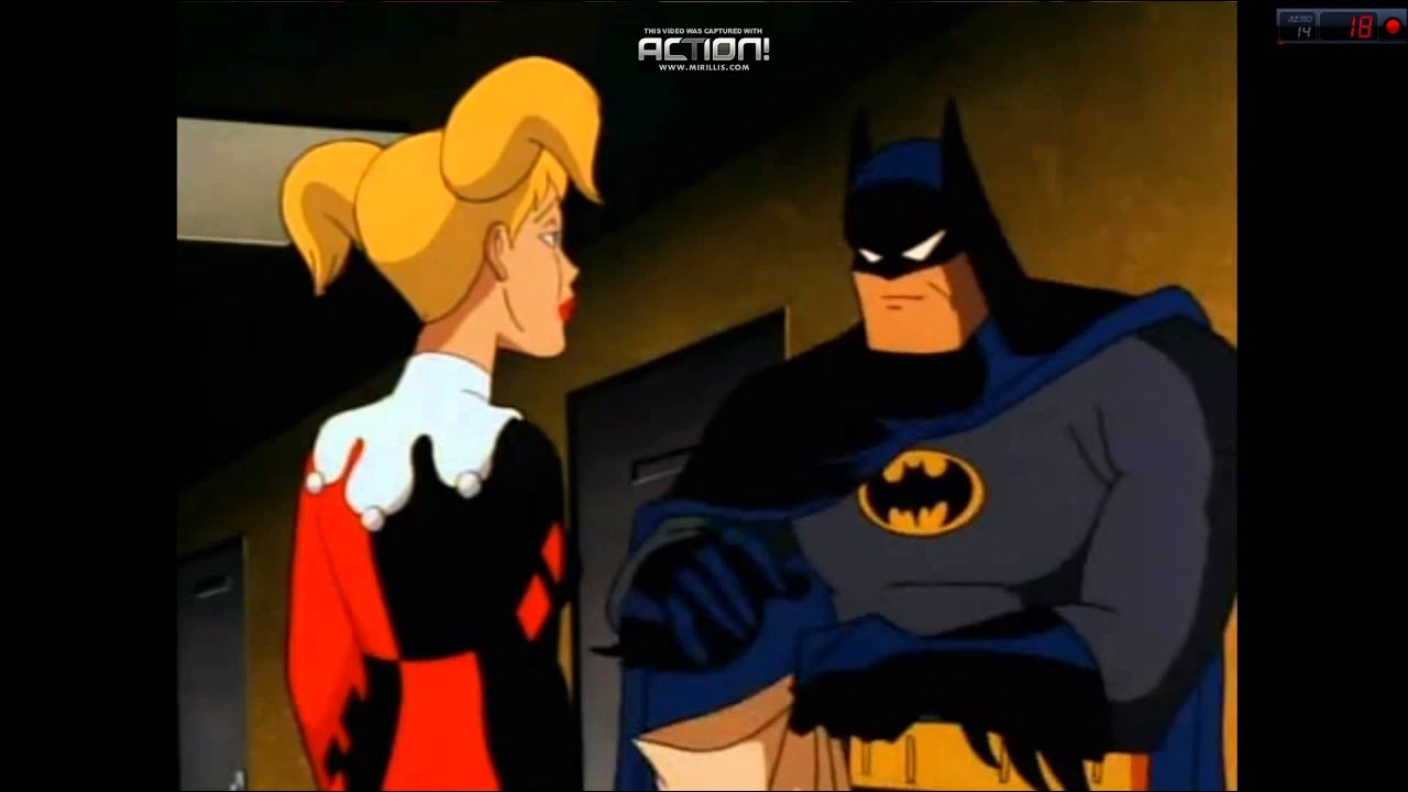 Batman The Animated Series Harley Quinn Kiss Batman