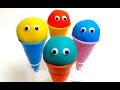 Play-Doh Ice Cream Cone Surprise Eggs with Toys