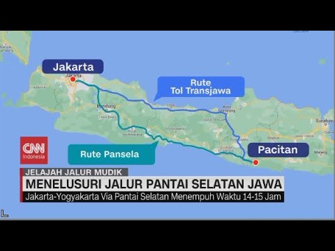 Peta Jalur Pantai Selatan Jawa Barat - Homecare24