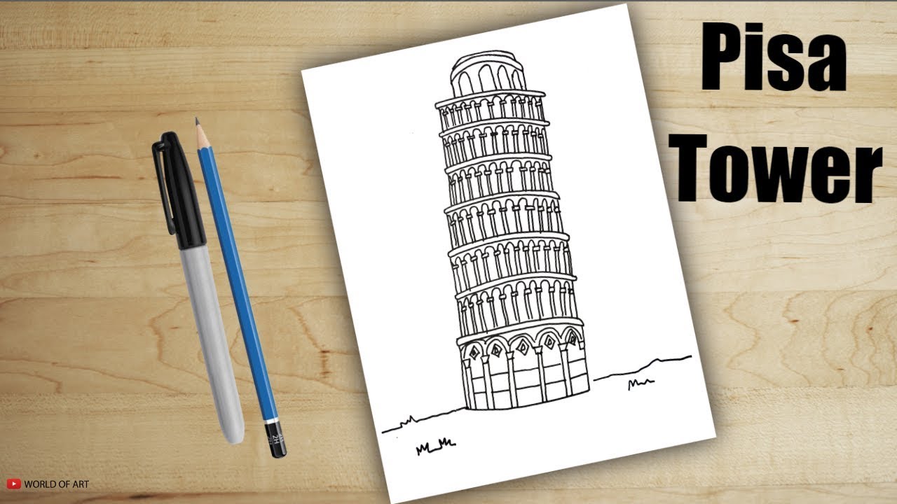 How To Draw The Leaning Tower Of Pisa - Audienceset25