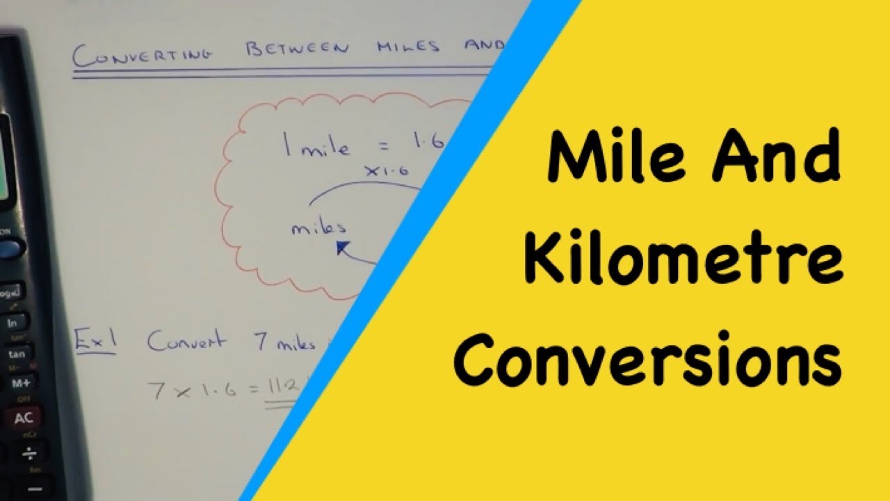 Miles To Kilometers Conversion Chart Formula