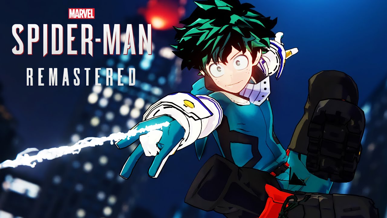 Izuku Midoriya as Spider-Man | Deku Overhoul Costume ! - YouTube