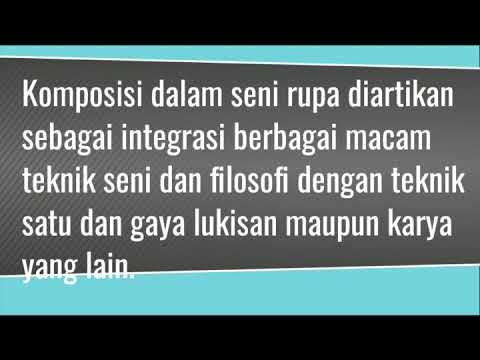 Apa Yang Dimaksud Dengan Komposisi Pada Seni Rupa Youtube