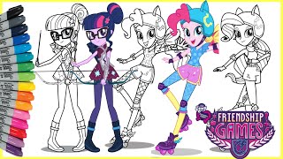 Mewarnai KUDA PONI MLP Equestria Girls Friendship Games... | Doovi