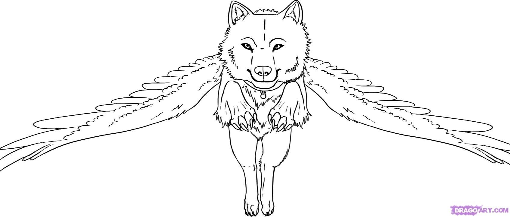 Featured image of post Cute Wolf With Wings Coloring Pages This is amazing i would love to see some wolves flirting with each other 2 months ago