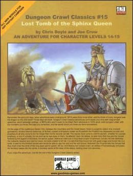 Dungeon Crawl Classics 15: Lost Tomb of the Sphinx Queen