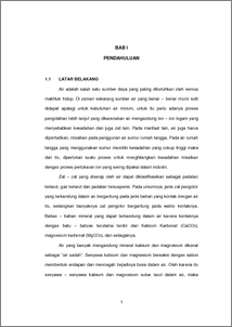 Analisa Kesadahan Mg Dan Ca Air Sumur Diploma Teknik Kimia