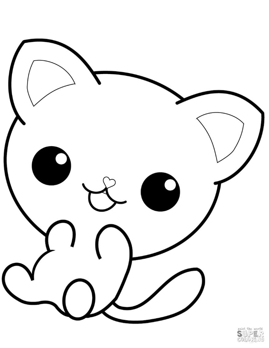 baby animals cartoon coloring pages