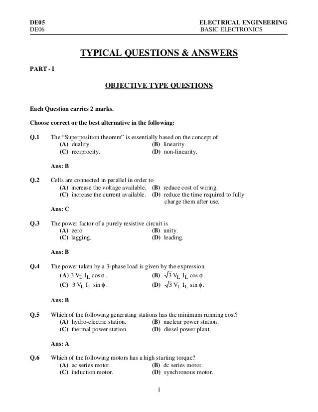 Electrical Engineering Basic