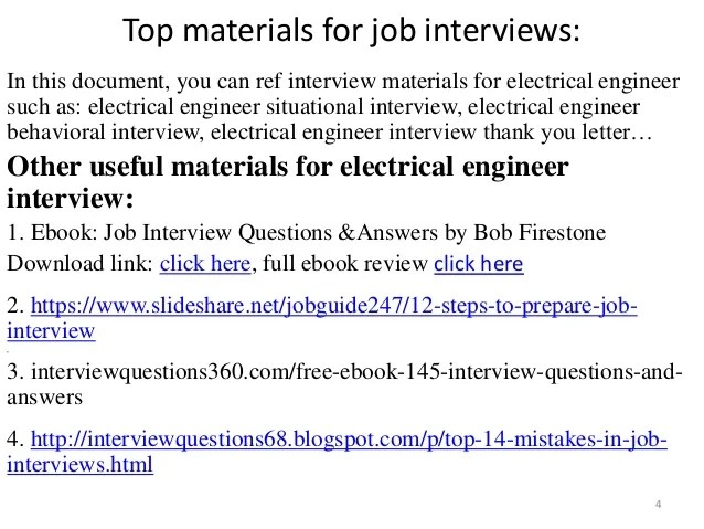 Top 36 Electrical Engineer Interview Questions And Answers