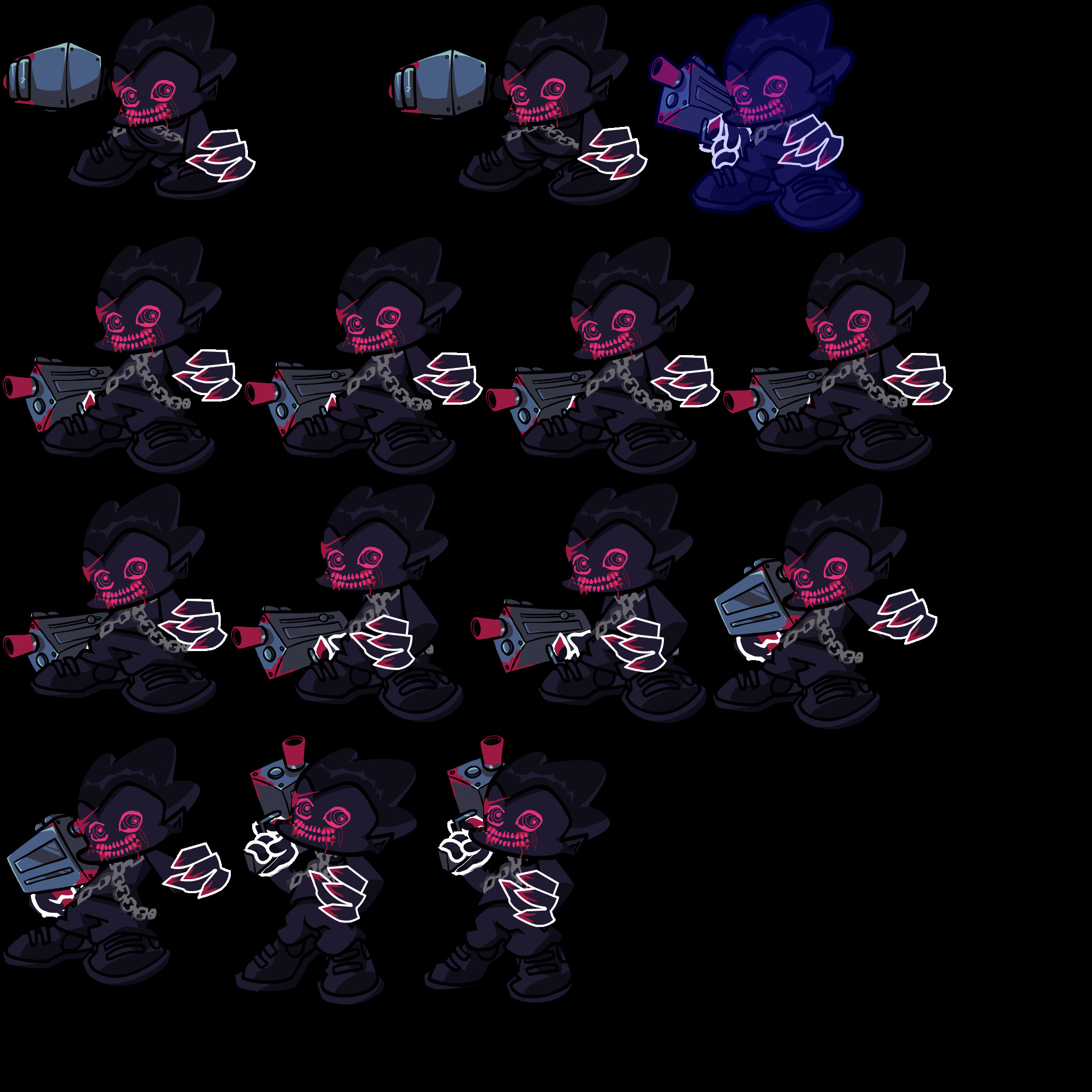 Pico Fnf Sprites Friday Night Funkin Pico New Sprite By - Reverasite