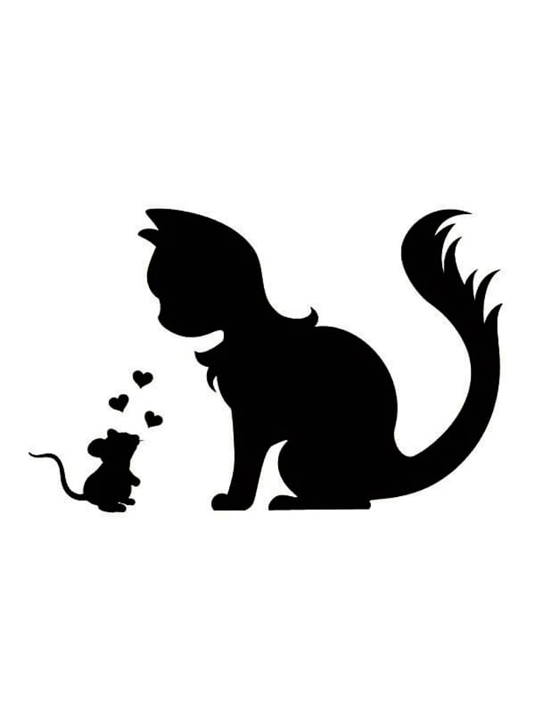 free cat stencils printable to download cat stencils