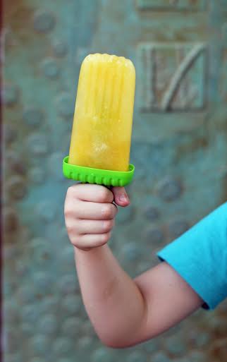 Mango Lemonade Popsicles