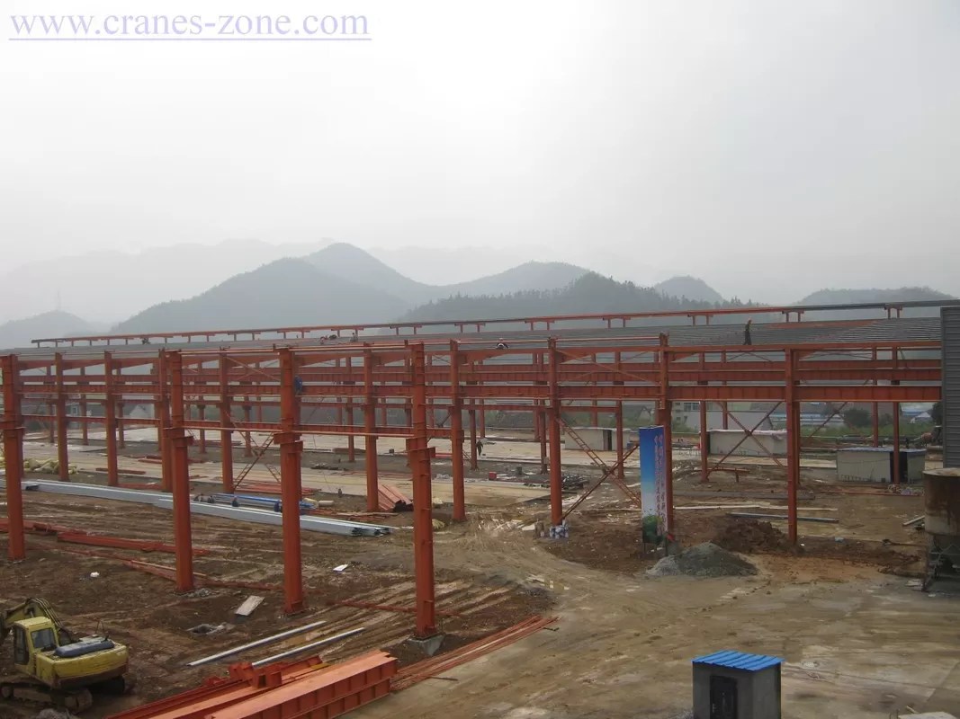 Wide Span Pre Engineering Industrial Steel Buildings Frame