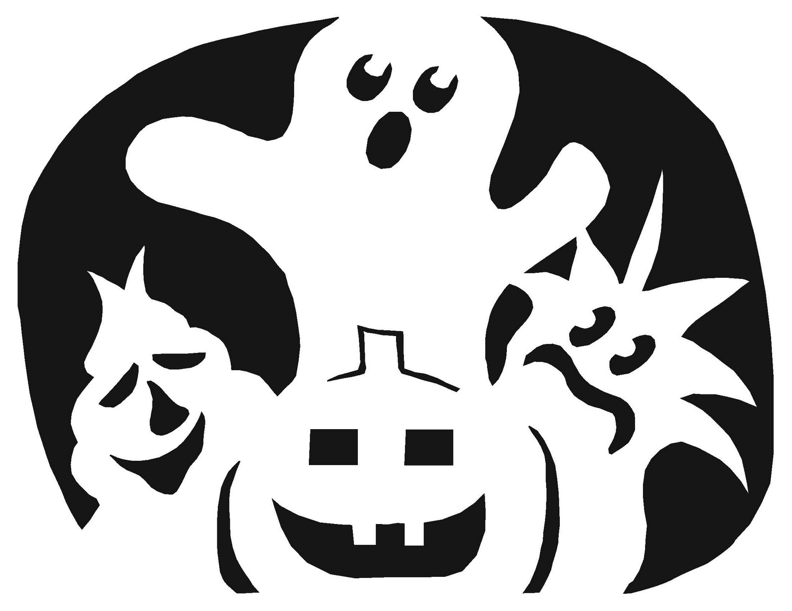 30+ Pumpkin Carving Templates Cartoon