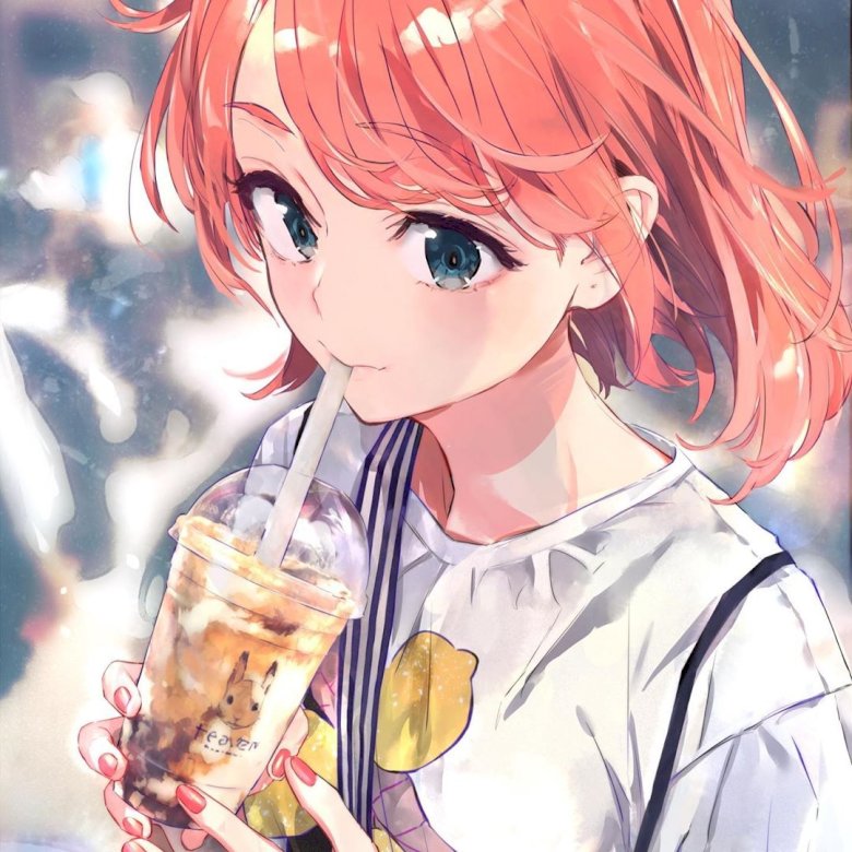 BUBBLE TEA/BOBA ANIME GIRL Play Jigsaw Puzzle for free at Puzzle Factory