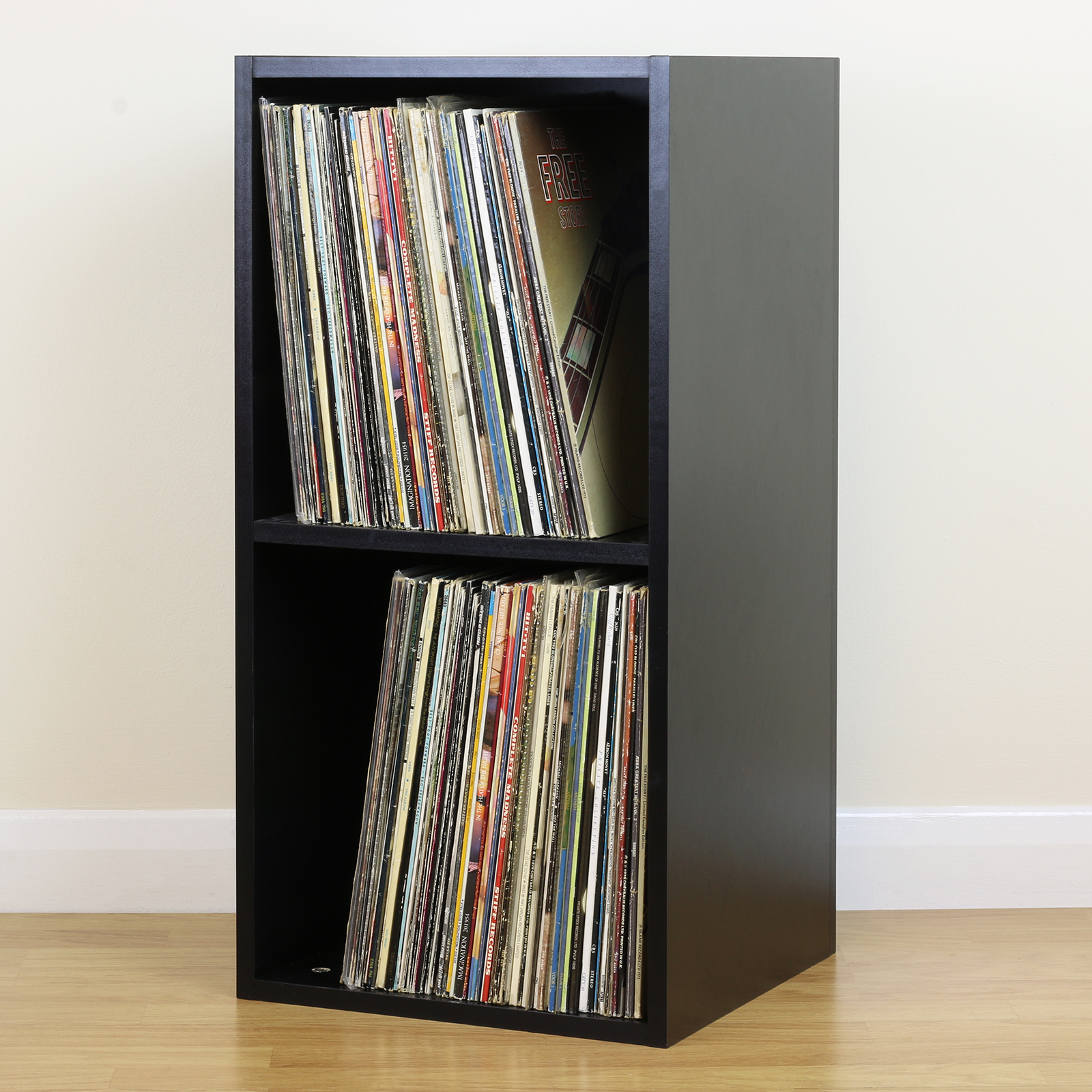 Large Black Square LP/Vinyl Music Record Storage Home Display Unit eBay