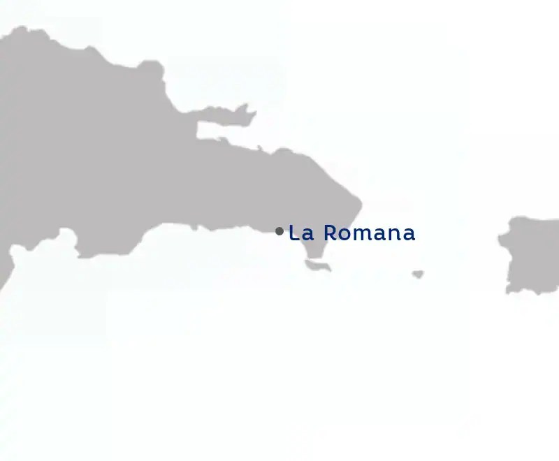 La Romana Dominican Republic Cruise Port Map - Map of Counties in Arkansas