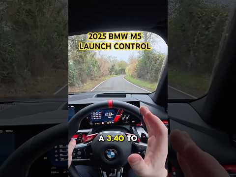 2025 BMW M5 Launch Control and 0-60mph