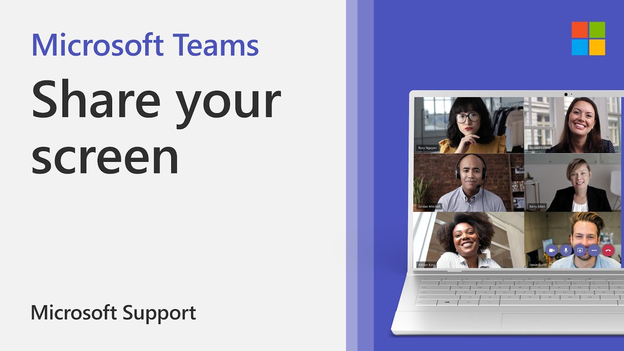 How to share your screen during a Teams meeting | Microsoft