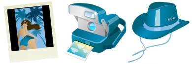 Summer Blue Icons