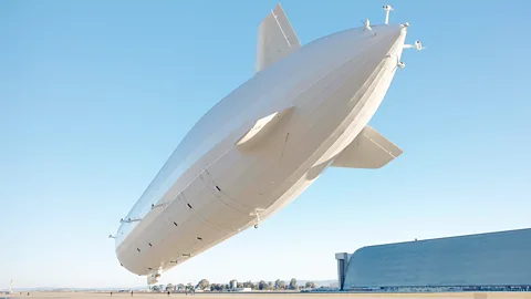 Pathfinder 1's untethered flight outside Moffett Field (Credit: LTA Research)