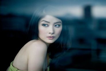 a beautiful Chinese woman with dark hair