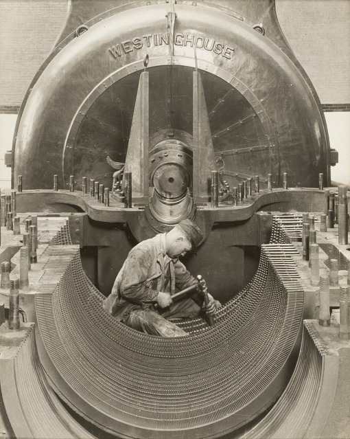 Lewis W. Hine, Heart of the Turbine, 1930, gelatin silver print, Smithsonian American Art Museum, Museum purchase, 1974.32.1