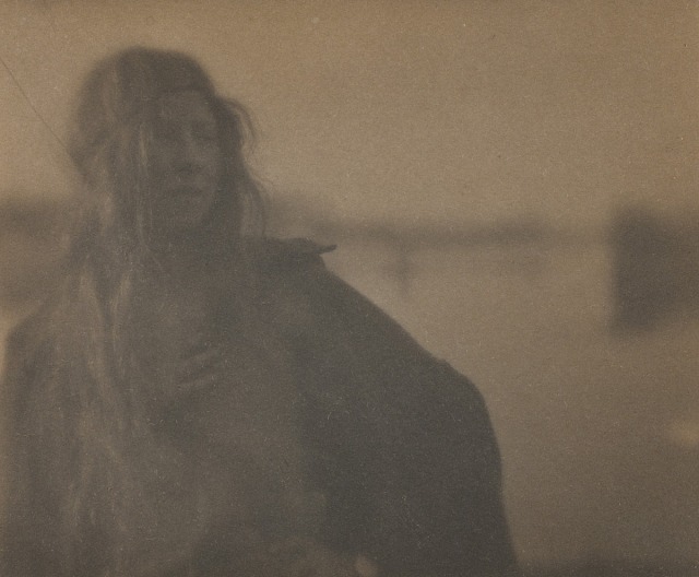 Imogen Cunningham, <i>Self Portrait</i>, 1915, platinum print, Smithsonian American Art Museum, Museum purchase from the Charles Isaacs Collection made possible in part by the Luisita L. and Franz H. Denghausen Endowment  1994.91.41.