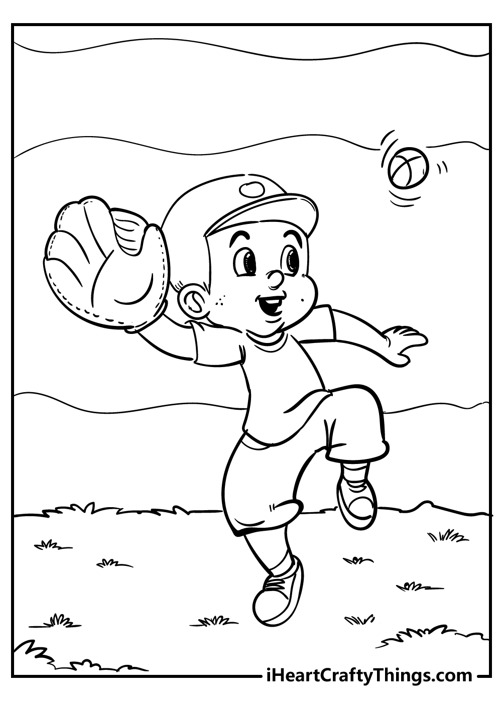 baseball coloring images for boys free download