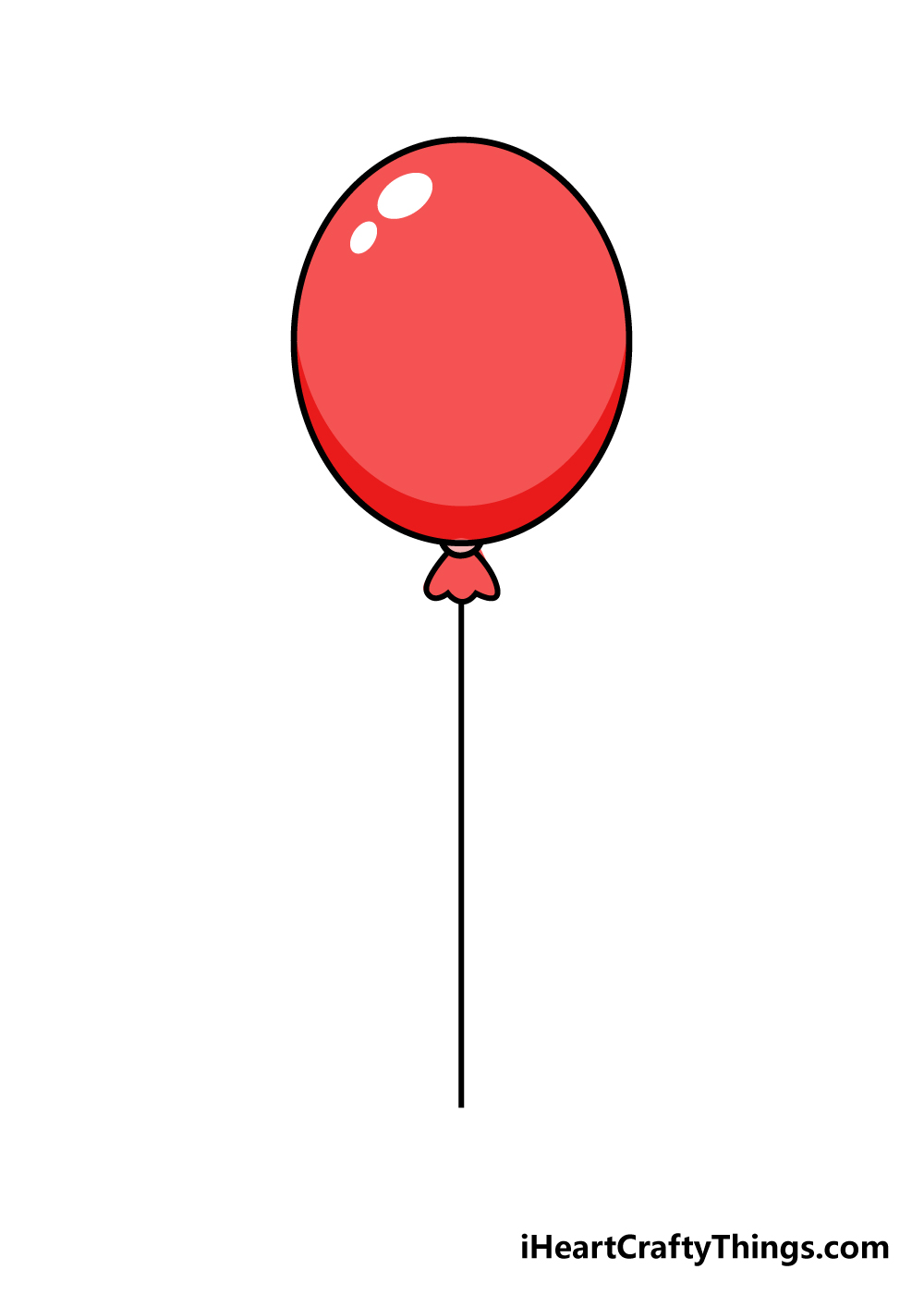 balloons drawing step 6