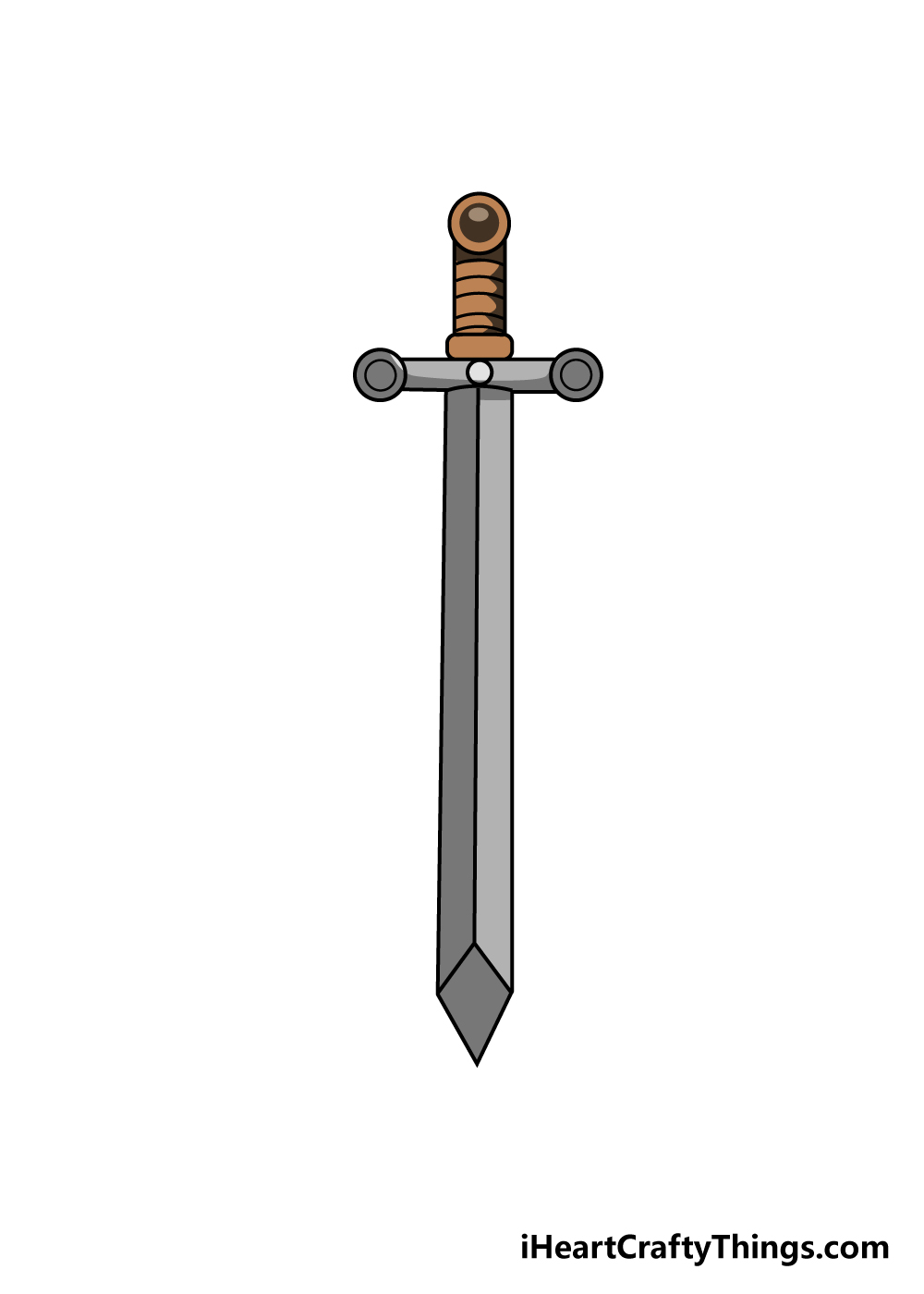 How To Draw A Realistic Sword