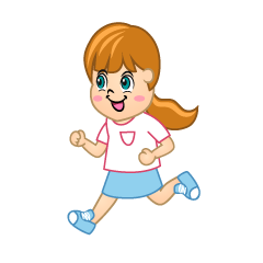 Niña Corriendo