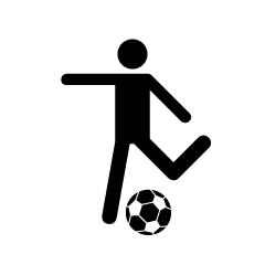 Soccer Shoot Pictogram