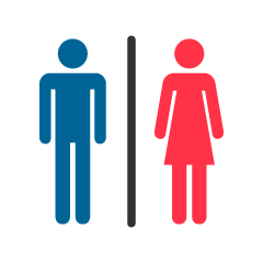 Restroom Sign Pictogram