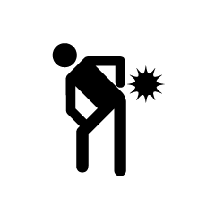 Back Hurts Pictogram