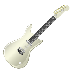 White Electric Guitar