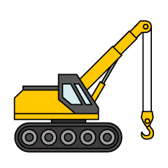 Simple Crawler Crane