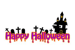 Castle Happy Halloween Text