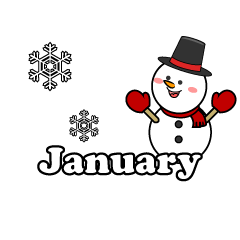 Snowman January