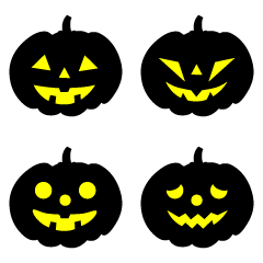 Four kinds of Glowing Pumpkin