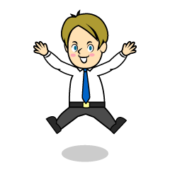 Jumping Businessman