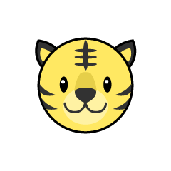 Simple Tiger Face