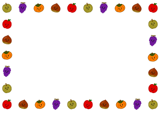 Cute Fruit Border