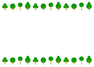 Simple Trees Border