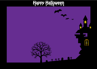 Halloween Castle Border