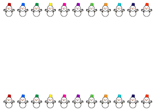 Snowman Border