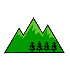 Forest and Mountain