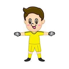 Smiling Boy Goalkeeper